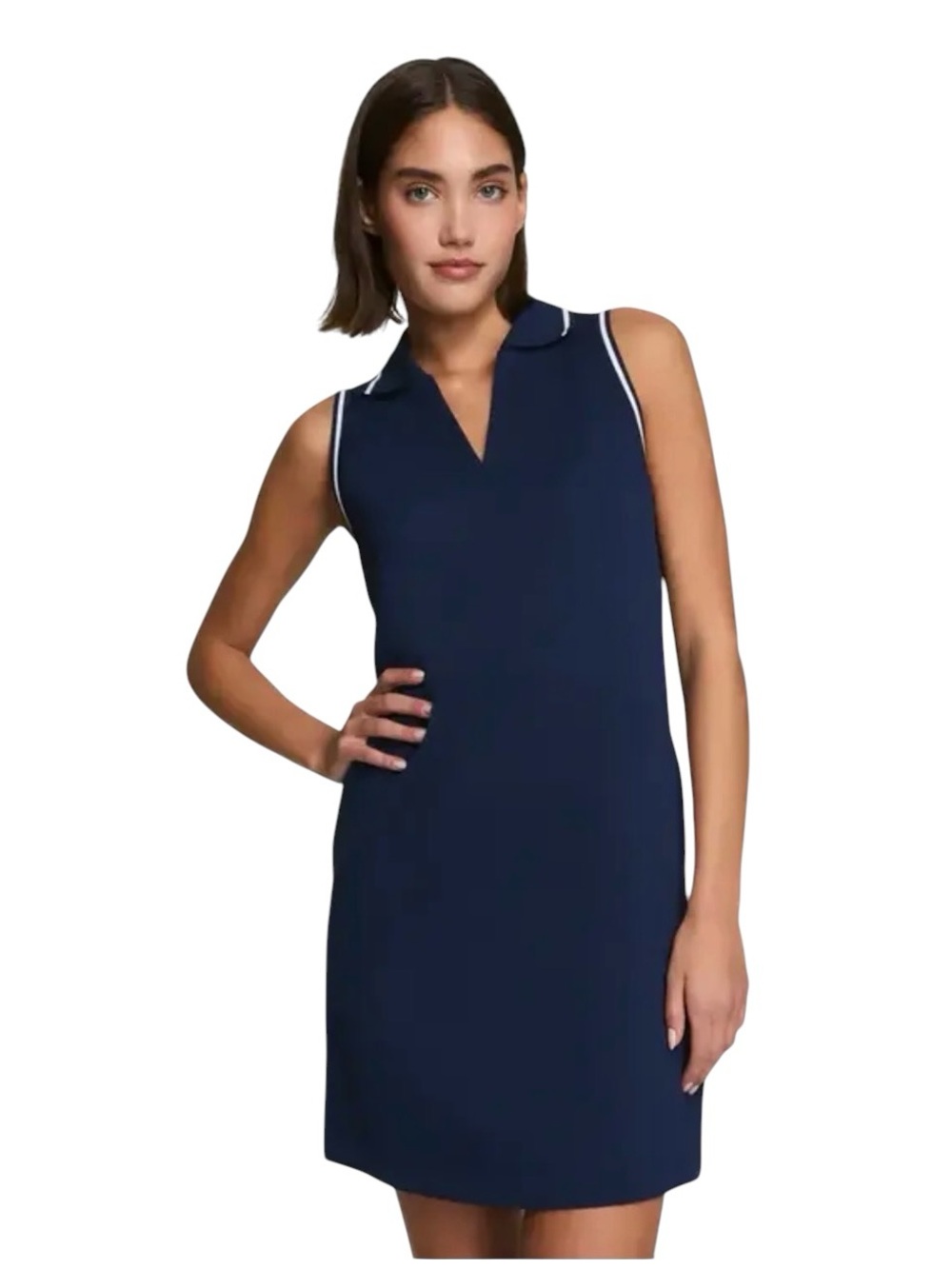 SPANX Pique Polo Sleeveless Tank Dress Size M NWT